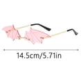 thumbnail image 2 of BotaniNest Flame Sunglasses Glasses Gothic Bat Wing Glasses And Styles, 2 of 3