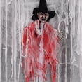 thumbnail image 3 of Tela espeluznante para Halloween ZYP, 410 x 203 cm, blanca y espeluznante, 3 of 9