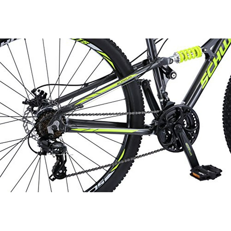Schwinn Traxion Mountain Bike Full Dual Suspension 29 In. Wheels Blue and Grey