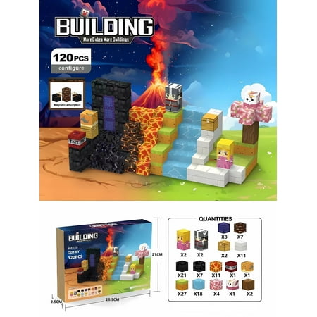 Gate of Time and Space 120pcs Magnetic Block Building Toy