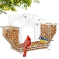 thumbnail image 3 of Baohd Clear Acrylic Bird Feeder Bracket Poles For Window Viewing Bird Watching Window Glass Bird Feeders, 3 of 6