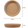 thumbnail image 2 of 26-27 5 Pcs Cork Coaster Compatible Beverage Coasters, Heat-resistant Water Reusable Natural Round Coasters Compatible, 2 of 5