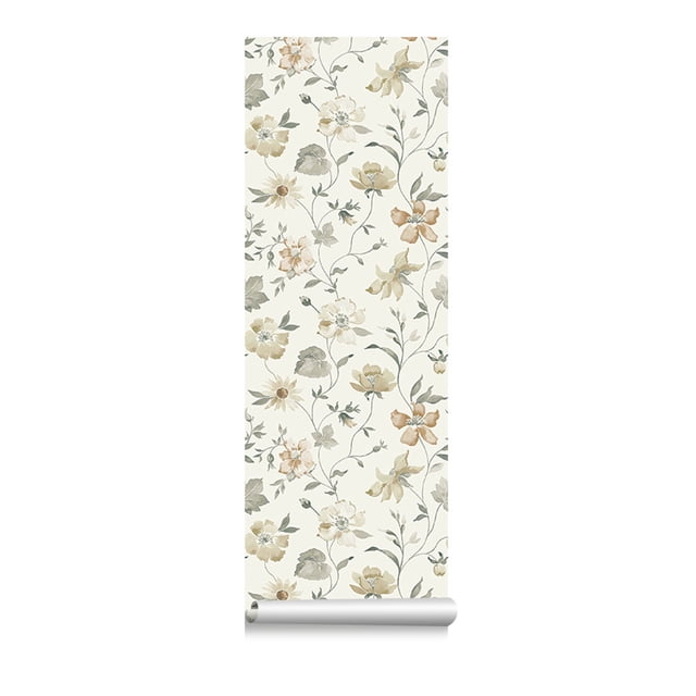 Advancent Pegatina de reparación con diseño de flores, calcomanía autoadhesiva impermeable, decoraciones, parche de suelo resistente al desgaste, Decoración del hogar Tipo 1 40x150cm(S) Advancent HA064779-01