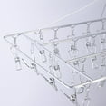 thumbnail image 4 of Jinsinto Sock Drying Rack, Hanging Clothes Drying Rack with 36 Stainless Steel Windproof Clips for Socks, Underwear, Clothes, Towels (1 Pack Hanger), 4 of 4