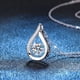 thumbnail image 2 of Fiudx Collar Elegante, Deslumbrante Colgante de Plata, Incluye Cadena de 45 Cm para Un Uso Sin Esfuerzo, Diseño Resistente Al Deslustre, Perfecto para Bodas o Fiestas, Regalo Ideal para Novias., 2 of 6