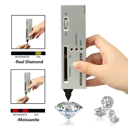 Grtsunsea Digital LCD Moissanite Diamond Gemstone Gem Jewelry Tester Selector Tool (Best Diamond And Moissanite Tester)