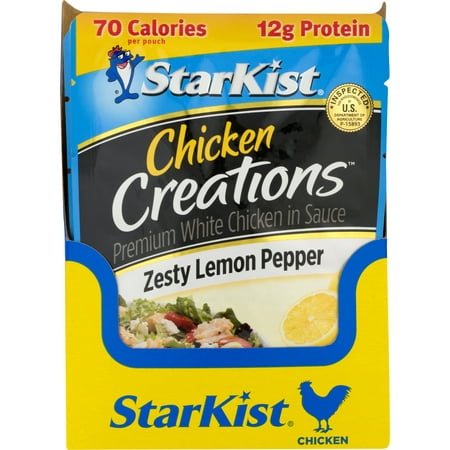 StarKist® Chicken Creations™ Zesty Lemon Pepper - 2.6 oz Pouch (Best Lemon Pepper Chicken)