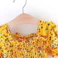 thumbnail image 6 of Godom Little Girls Dress Short Sleeve Dress Cotton Casual Spring Summer Applique Dresse Princess Dress, 6 of 7
