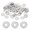 M3, 3.3mm ID 10mm OD 1mm Thick, variant on 2 Pcs M16 Stainless Steel Flat Washers Round Assortment Parts Spacers Assorted for Screws, Bolts, Plumbing, Automotive, Electrical 17mm ID 30mm OD 2mm Thick
