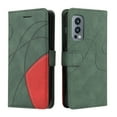 thumbnail image 4 of Compatible OnePlus Nord 2 5G Case, Leather Wallet Case Stand View Magnetic Clasp Book Flip Folio Phone Cover - Green, 4 of 5