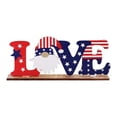 thumbnail image 1 of Durable Material Diy Craft Decoration Fade Resistant Maintenance Free Indoor Outdoor Decor American Independence Day Fourth of July Decorations Creative Letters Wooden Ornaments Desktop Decoration, 1 of 3