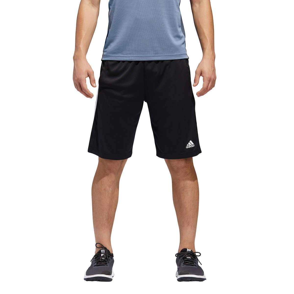 adidas men's active zip pocket shorts