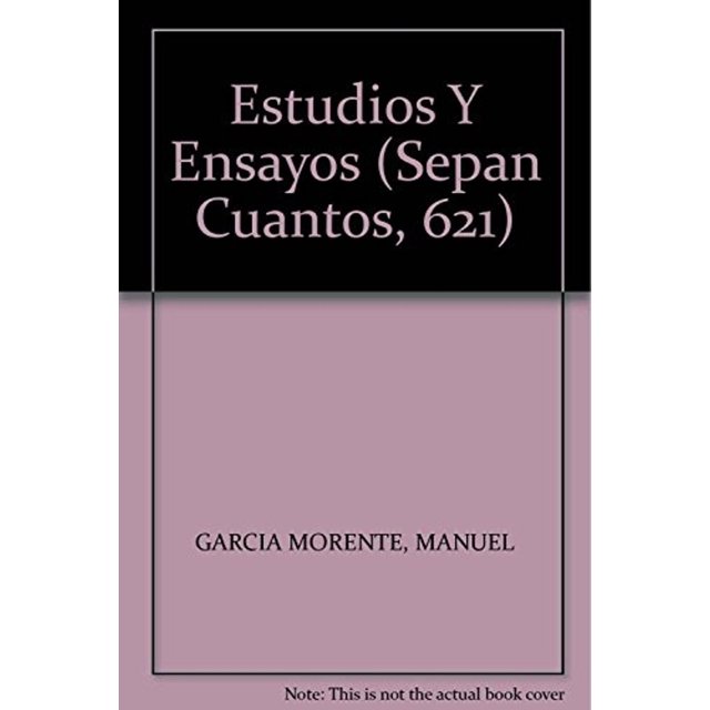 Estudios y ensayos Blanco