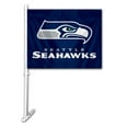 thumbnail image 1 of Fremont Die 98914 Drapeau de Voiture Seattle Seahawks avec Support Mural, 1 of 2