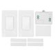 thumbnail image 1 of 433MHz Waterproof Self-Powered Wireless Wall Switch Kit with Receiver for Home, 1 of 4