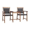 thumbnail image 7 of Aimee Lii 2-Seat Patio Rattan Acacia Wood Chair with Coffee Table, Modern Patio Furniture, 7 of 7
