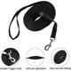 thumbnail image 4 of Dog Training Leash Long Line Puppy Obedience Recall Lead for Dogs Great for Play Camping Beach Backyard (XL 50Ft, Black), 4 of 5
