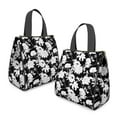 thumbnail image 2 of Pioneer Flower Floral Print Pattern Insulated Lunch Bag for Women & Adults,Large Portable Soft Cooler Lunch Bag,Thermal Food Storage Tote with Pearl Cotton,8.66L,8.75x5.75x9.5 Inch, 2 of 6