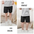 thumbnail image 6 of Resinta 4 Pack Boys Cotton Shorts, Toddler Boys Pull-On Casual Shorts with Adjustable Waist, Soft School Shorts for Everyday Wear, 6 of 9