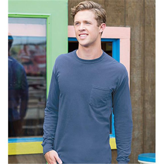 4410 Chouinard Adult Long Sleeve Pocket Tee - Red, 3X