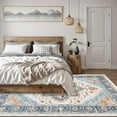 thumbnail image 5 of MJIAexp 8x10 Vintage Area Rugs Machine Washable Rug with Rubber Backing Stain Resistant Rugs Anti Slip Living Room Rug, Bedroom Rug, Home Decor Blue, 5 of 8