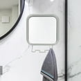 thumbnail image 4 of AURARMLET 1Pcs Silver Shower Mirror With Strong Suction Cup 6.7*6.1*1.6in, 4 of 8