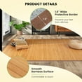 Costway 5' X 8' Bamboo Area indoor Rug Floor Carpet with Natural Bamboo