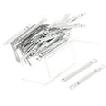 thumbnail image 1 of Unique Bargains 50 Sets Silver Tone Metal Organizer Binder Documents Clip Paper Fasteners, 1 of 1