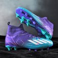 thumbnail image 3 of Zapatos de fútbol para hombre, botas de entrenamiento de fútbol, antideslizantes, ultraligeras, cómodas y transpirables, Unisex, FG/TF, 3 of 5