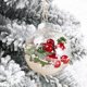 thumbnail image 2 of (5 piezas-Estilo 2+Estilo 4+Estilo 6+Estilo 7+Estilo 9) Bola de Navidad transparente Bola de 8 cm Adorno navideño, 2 of 10