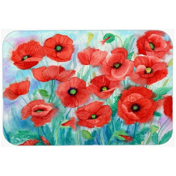 Poppies Mouse Pad, Hot Pad or Trivet