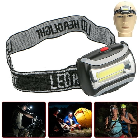 5W 800LM 3-Mode COB Head Light LED Headlamp Flashlight for Camping Night