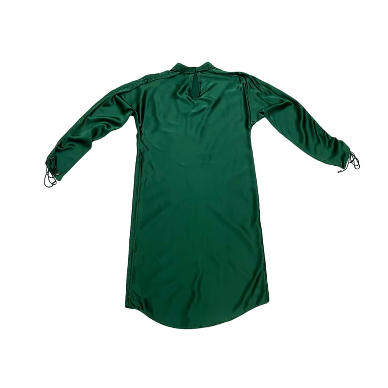 Hanley Mellon Women's Shift Dress with Drawstring Sleeves 6 Emerald - Walmart.com Hanley Mellon Women's Shift Dress with Drawstring Sleeves 6 Emerald - Walmart.com
