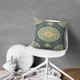 thumbnail image 2 of Exquisite Retro Floral Mandala Compass Design - Set of 2 Boho Decor 18x18 Throw Pillows., 2 of 7
