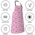 thumbnail image 5 of Kdxio Cute Watermelon Flamingo Apron with Pockets Adjustable Kitchen Aprons for Men Women Waterproof Aprons for Cooking,Drawing,Crafting, Baking Household Cleaning, 5 of 8
