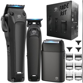 WAHL PROFESSIONAL Cordless Barber Combo, Magic Clip and Detailer