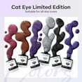 thumbnail image 3 of modelones Cat Eye Gel Nail Polish Set, 6 Colors Holographic 9D Cat Eye Glitter Gel Polish Black Red Purple Blue Silver Brown Nail Gel Polish with Magnet Soak Off Led Mani Nail Art Gel DIY Salon Gift, 3 of 9