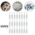 thumbnail image 5 of Mduoduo 48 Pcs 11mm Dia Universal Gravity Spray Gun Filters,Disposable HVLP Feed Spray Gun Paint Filters Strainer,White, 5 of 7