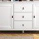 thumbnail image 4 of 3x Cabinet Handles Knobs Home Furniture Leather Knobs Pulls - 140*25mm Sunnimix Asa de maleta de equipaje, 4 of 8