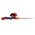 thumbnail image 1 of koolsoo 1.2m Fishing Pole Rod and Reel Combos for a Beginner's First Combo Orange, 1 of 9