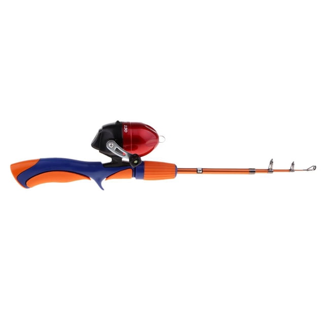 koolsoo 1.2m Fishing Pole Rod and Reel Combos for a Beginner's First Combo Orange