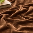 thumbnail image 6 of IR Imperial Rooms Fleece Bed Throw Blanket, Plush, Travel and Couch Fuzzy, Cozy Washable Ultrasoft Throw Size Coffee, 6 of 14