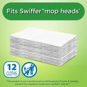 Great Value Low Streaking Wet Mopping Cloths, 12 Count