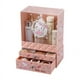 thumbnail image 1 of Organizador de maquillaje cosmético Hello Kitty PS para tocador, baño, dormitorio, belleza, soporte de almacenamiento de maquillaje de plástico apilable transparente, 1 of 4