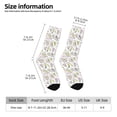 thumbnail image 2 of KLL Pink skates Print Cool Socks Men's Women's Crew Socks Funny Crazy Novelty Stockings, 2 of 6
