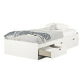 thumbnail image 2 of South Shore Spark, Contemporary Bed, Twin White, 2 of 11
