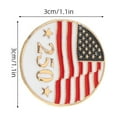 thumbnail image 2 of unbranded 5Ud Broches Coleccionables Aniversario Usa Pines Multicolor Para Uso En Y Accesorios, 2 of 7