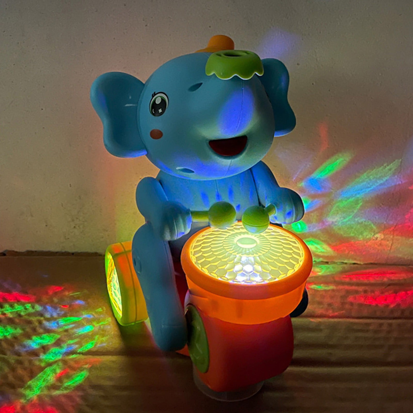 Elefante Eléctrico Con Música Batería 6V Tacto Suave Ruedas Silenciosas De Pu Marcha Adelante Gris 96383878 Elefante Eléctrico Con Música Batería 6V Tacto Suave Ruedas Silenciosas De Pu Marcha Adelante Gris 96383878