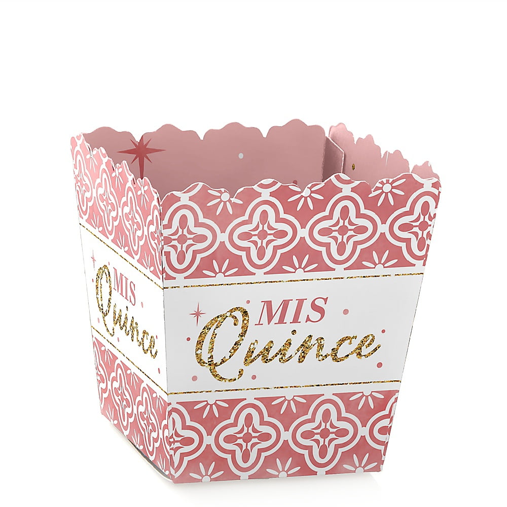 Mis Quince Anos Party Mini Favor Boxes Quinceanera