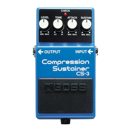 Boss CS-3 Compression Sustainer Tone Pedal Effect for Guitarists and (Best Boss Distortion Pedal)